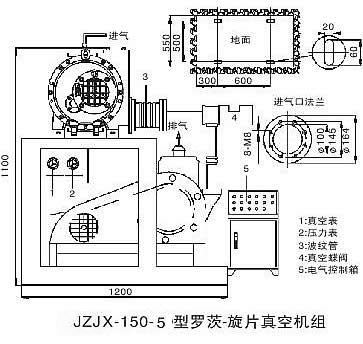 罗茨旋片真空泵机组